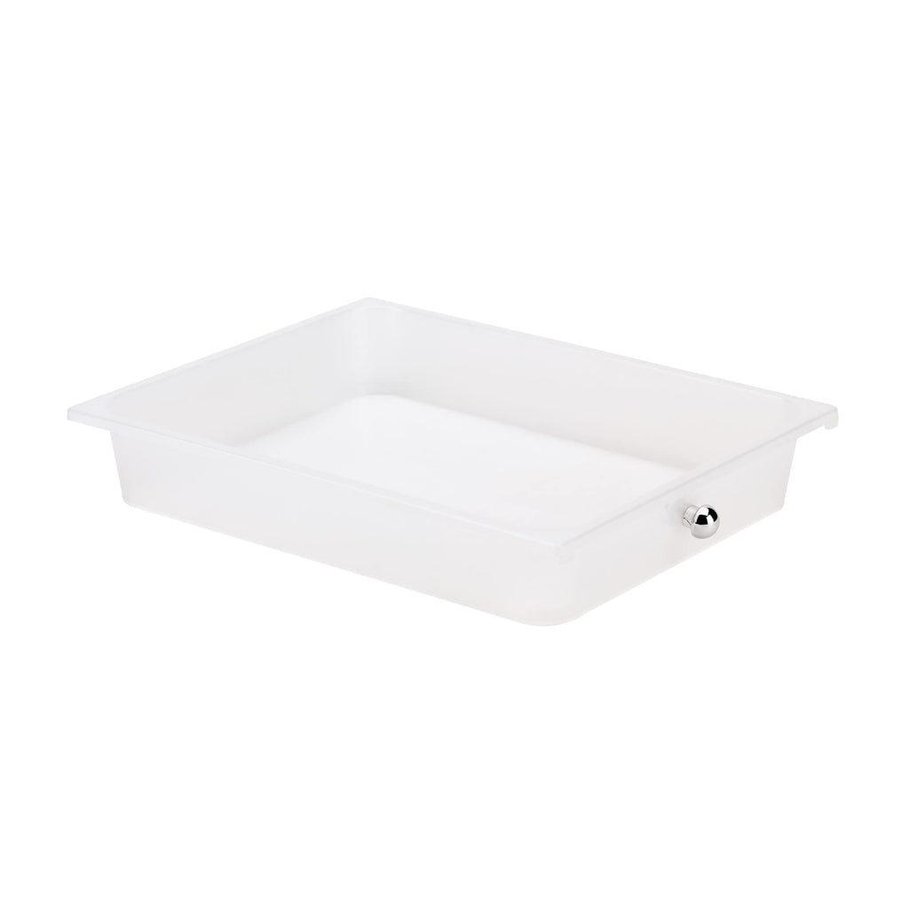 10 Drawer Mobile Cart White Chrome W444