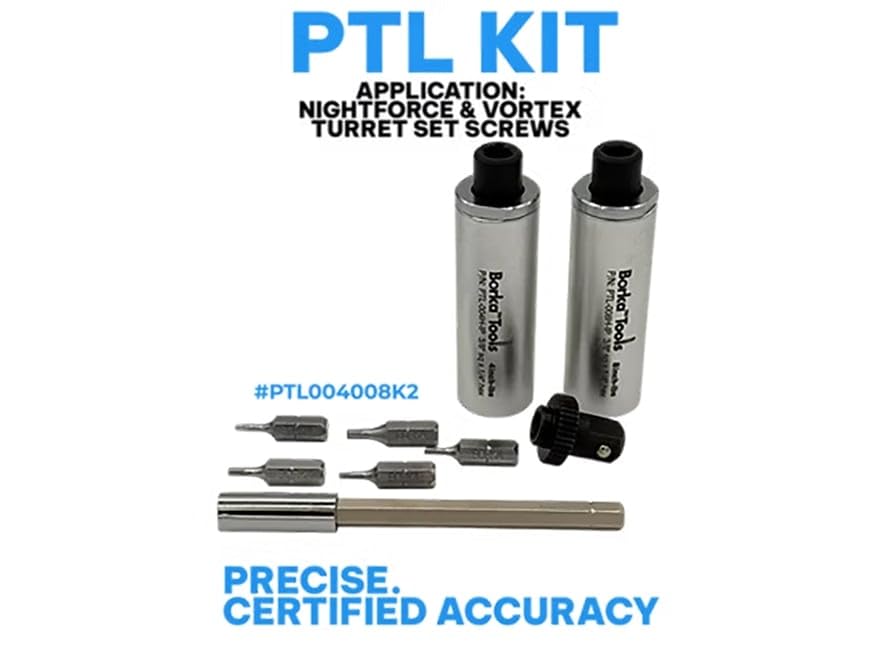 Dual Torque Limiter Kit 4 & 8 in-lb with Knurled Adapter, Bits & Case N18062