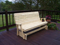 6' Pressure-Treated Pine Highback Patio Glider Bench I683960