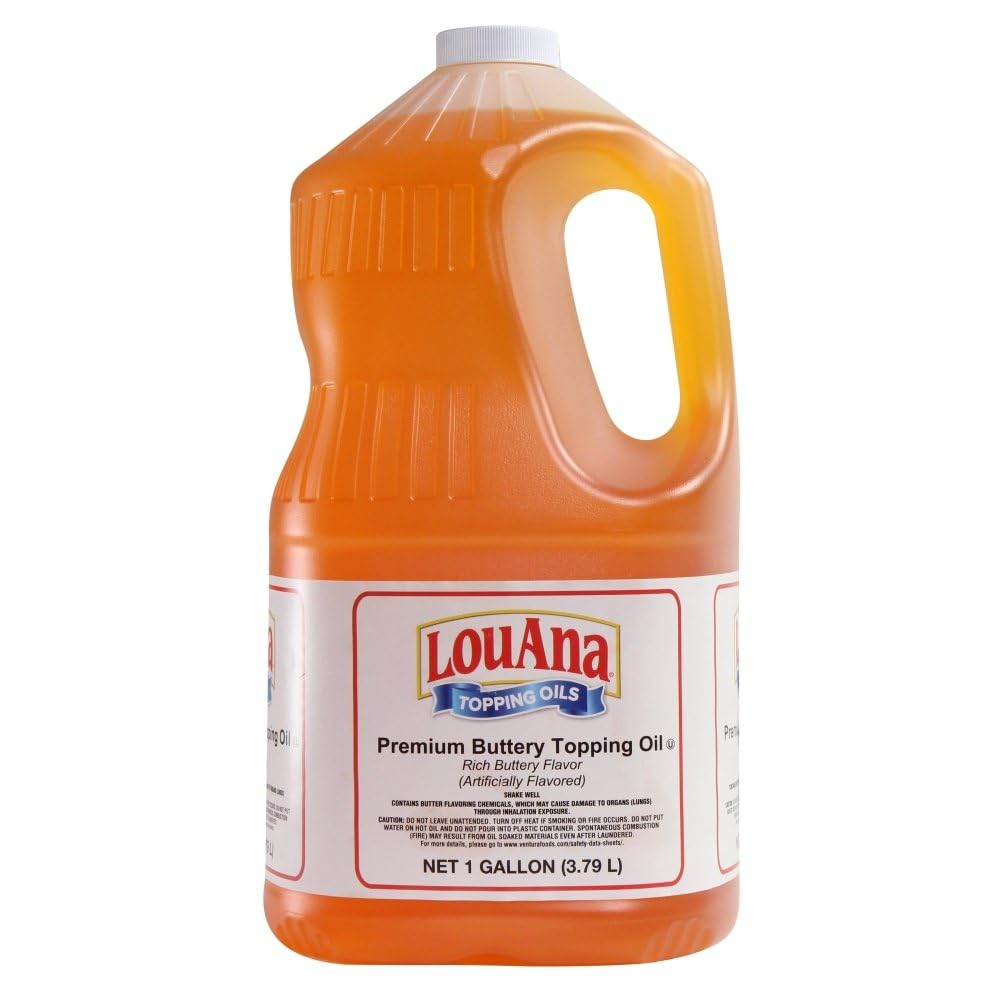 Buttery Popcorn Topping Oil 1 Gallon Jug M351