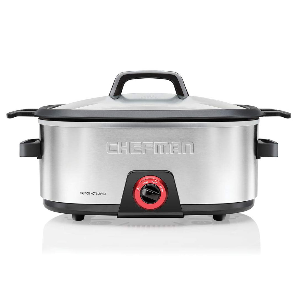 6-Quart Electric Slow Cooker with Removable Nonstick Insert W629565