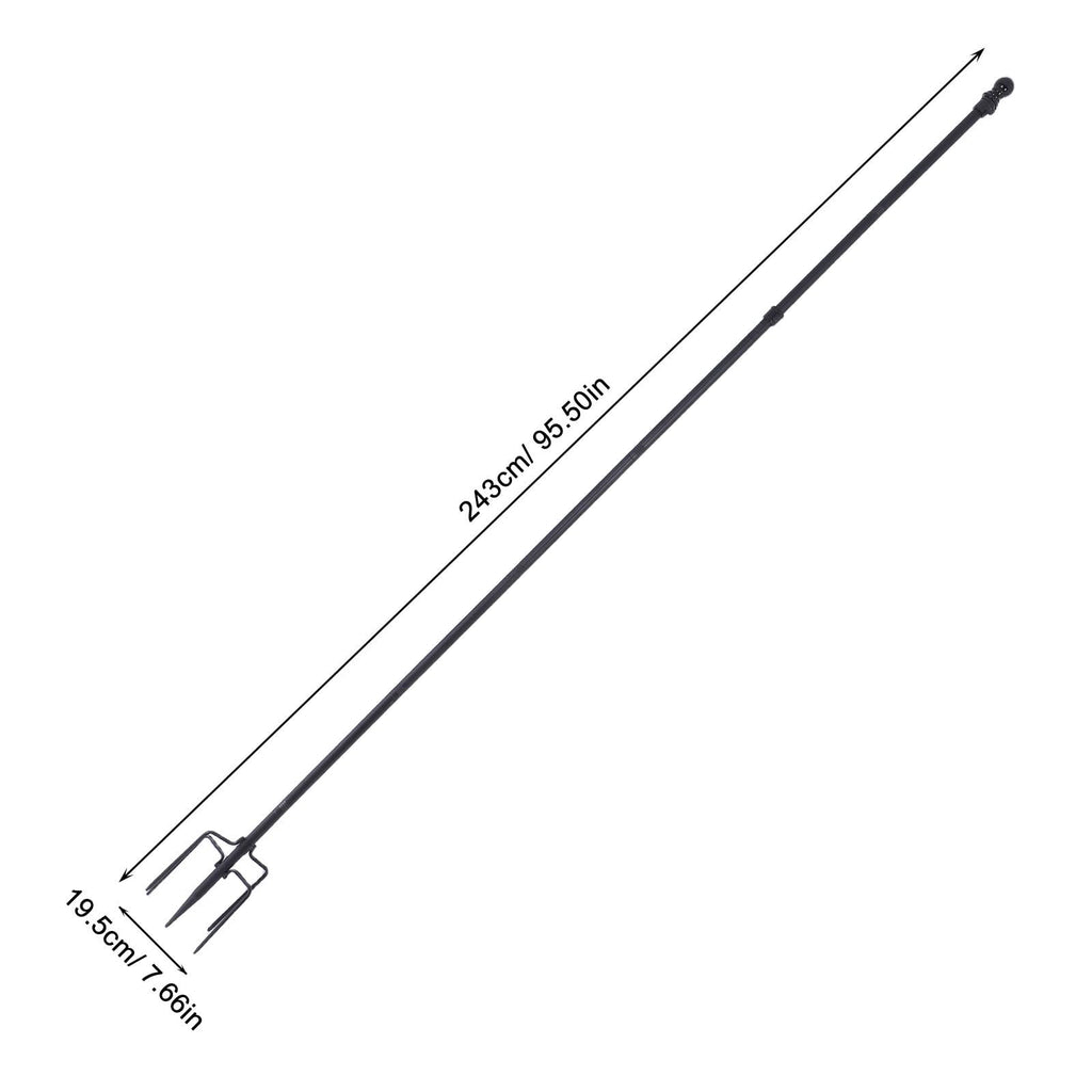 Stainless Steel Flag Pole Base with 5 Prongs L47551