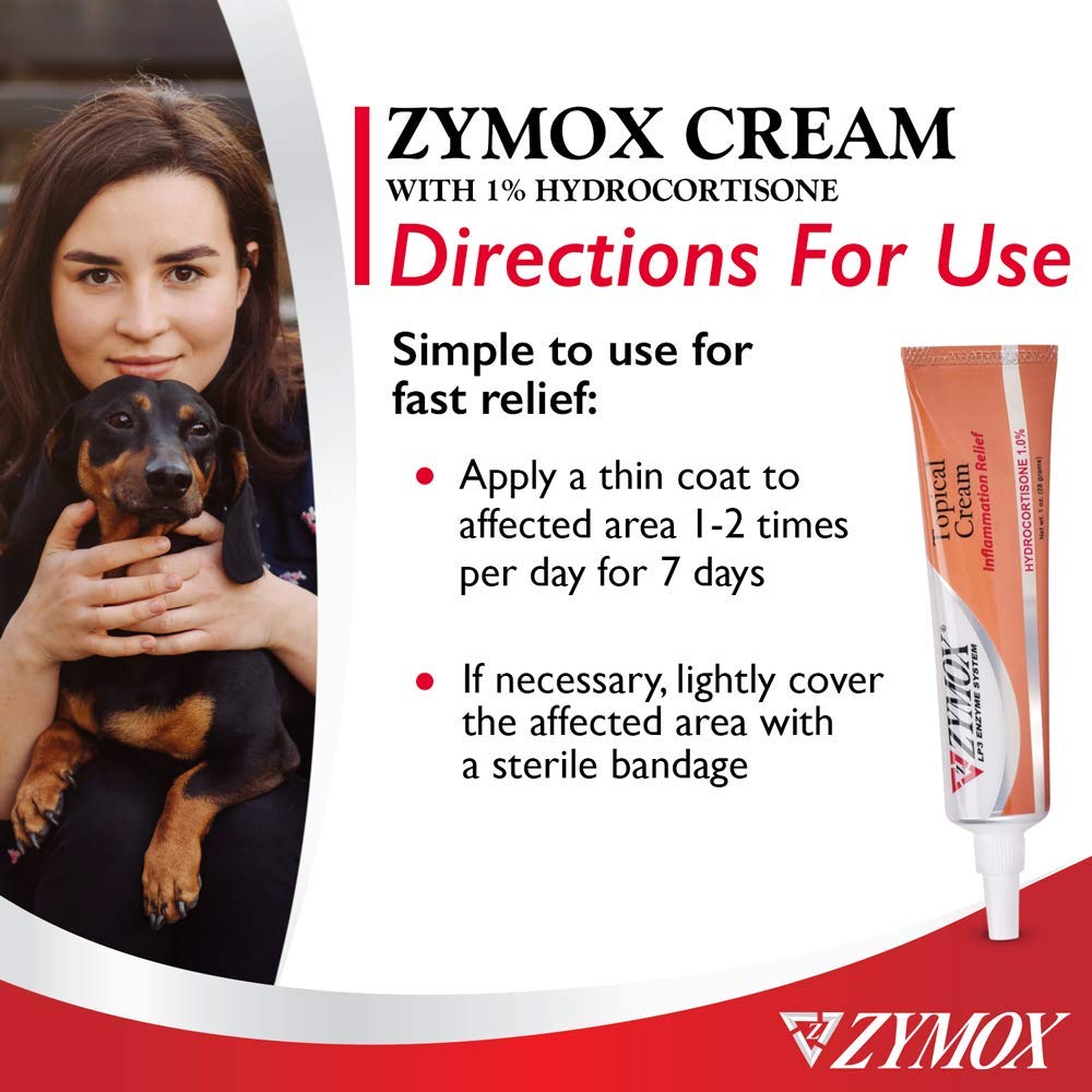 Veterinarian Strength Topical Cream with 1% Hydrocortisone 1oz O834