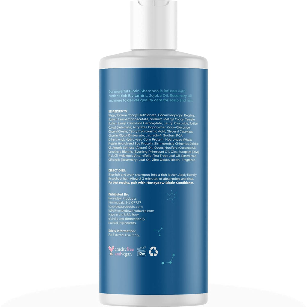Biotin Shampoo and Conditioner Set Sulfate Paraben Silicone Free J139162