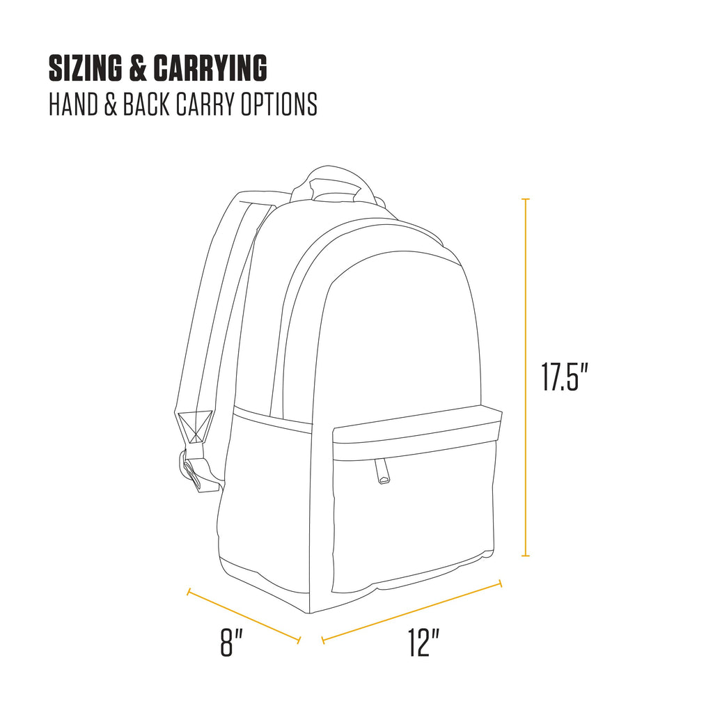 Black 21L Backpack V5214