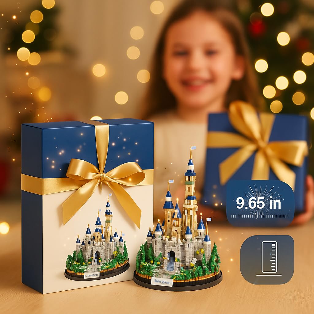 Mini Building Blocks Set, 3600 Pieces, Blue Micro Building Blocks Set E43792