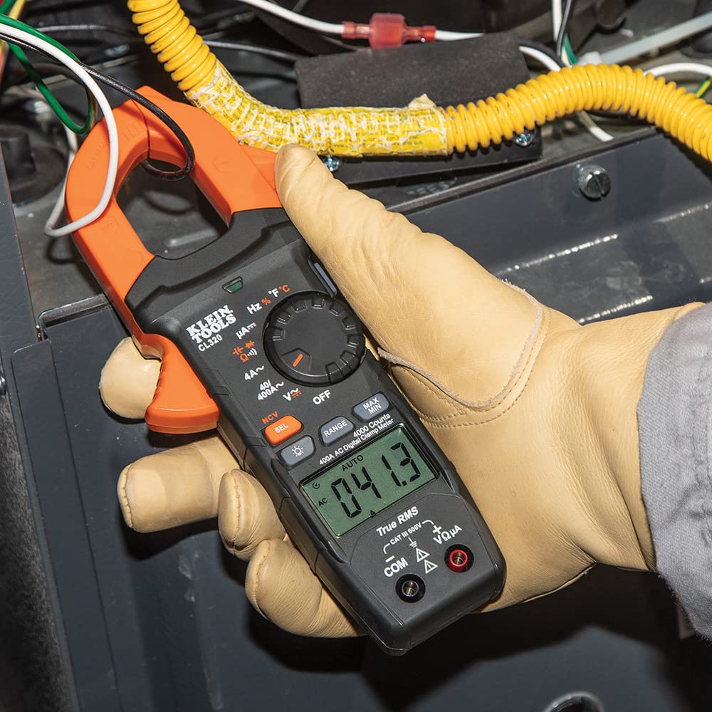 Digital Clamp Meter, Non-Contact Voltage Tester, and Infrared/Probe Thermometer I559348