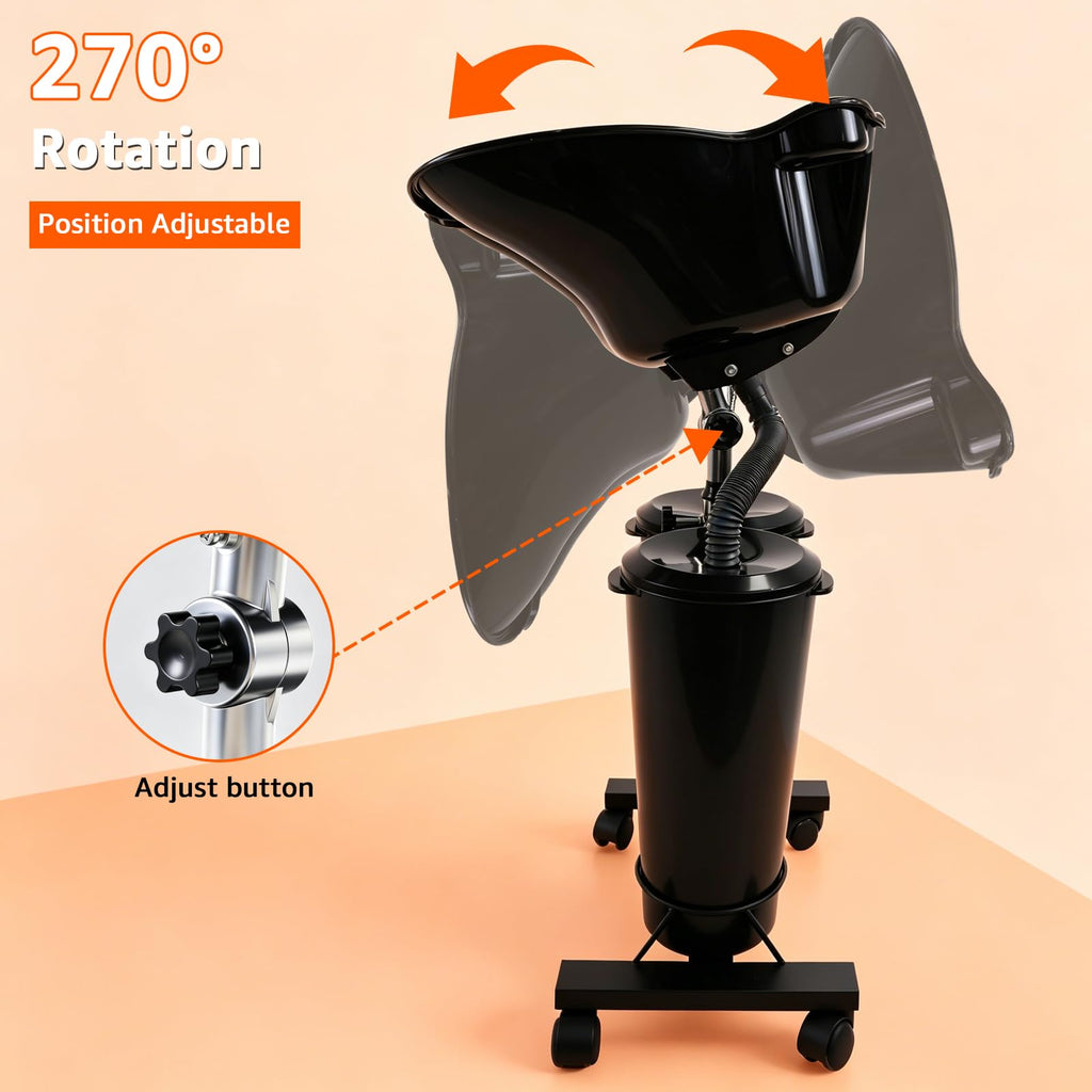 Portable Shampoo Bowl with Electric Pump R1602