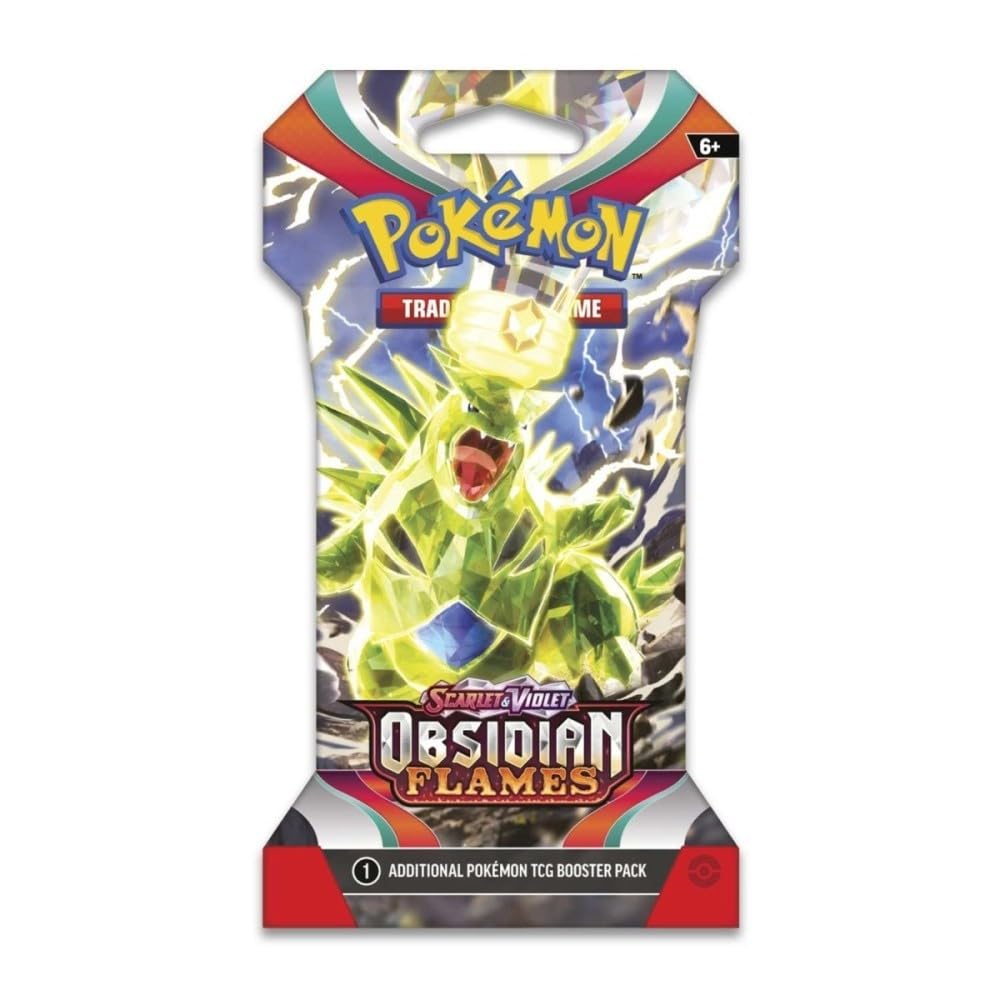 Pokemon Scarlet & Violet Obsidian Flames Booster 8 Packs N725