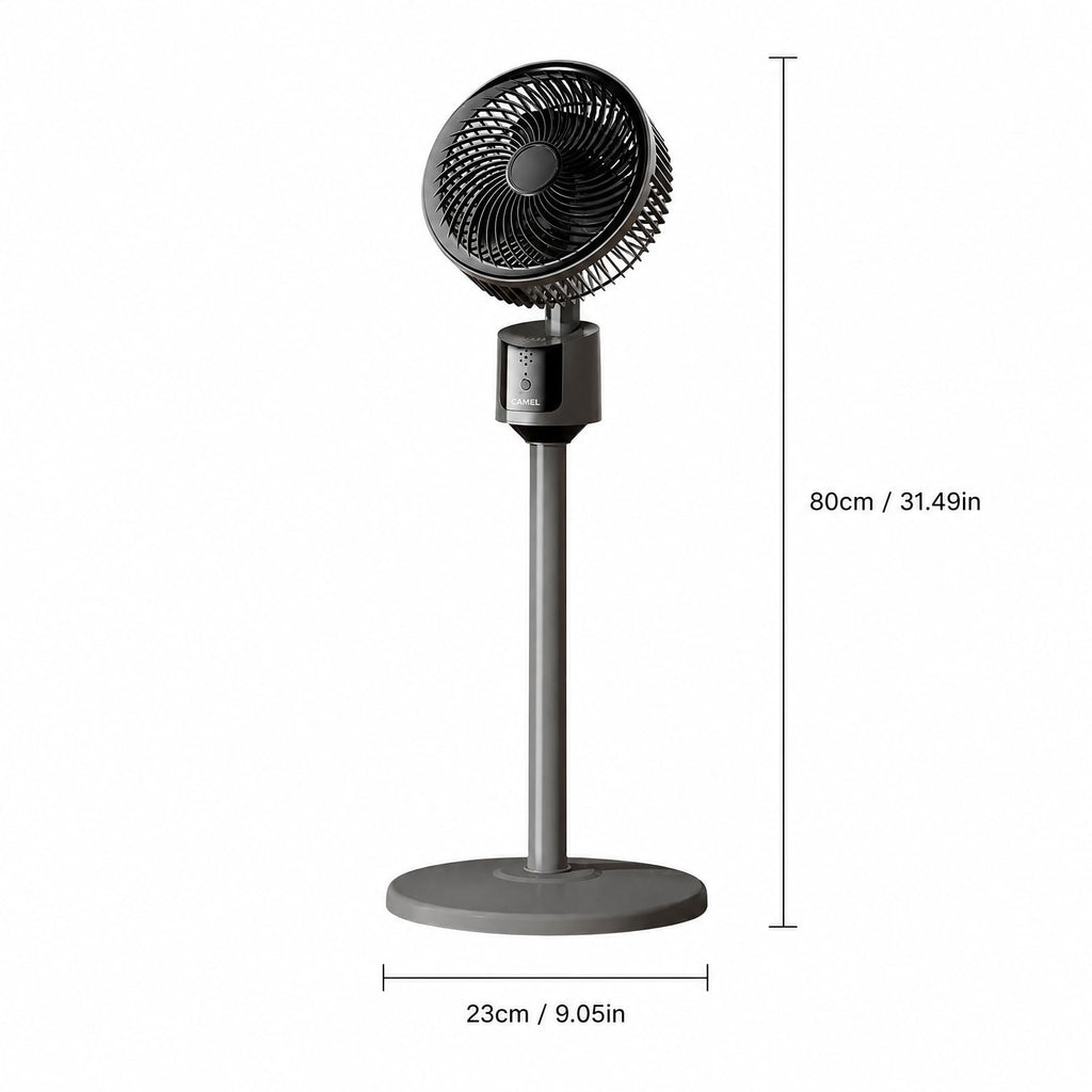Pedestal Fan with USB Power, 3 Speed Quiet Floor Fan A575