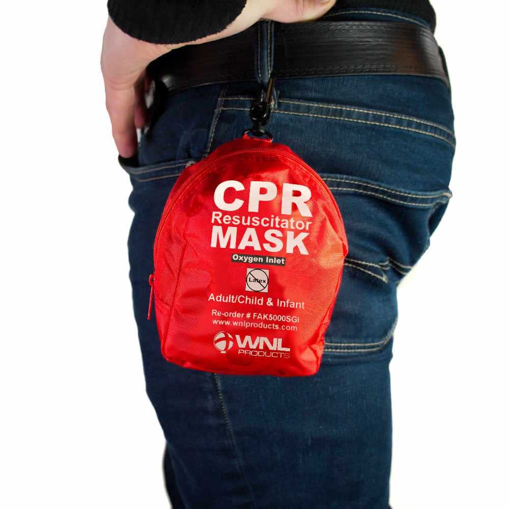 CPR Compression Rate Wrist Monitor & Soft CPR Mask C446835