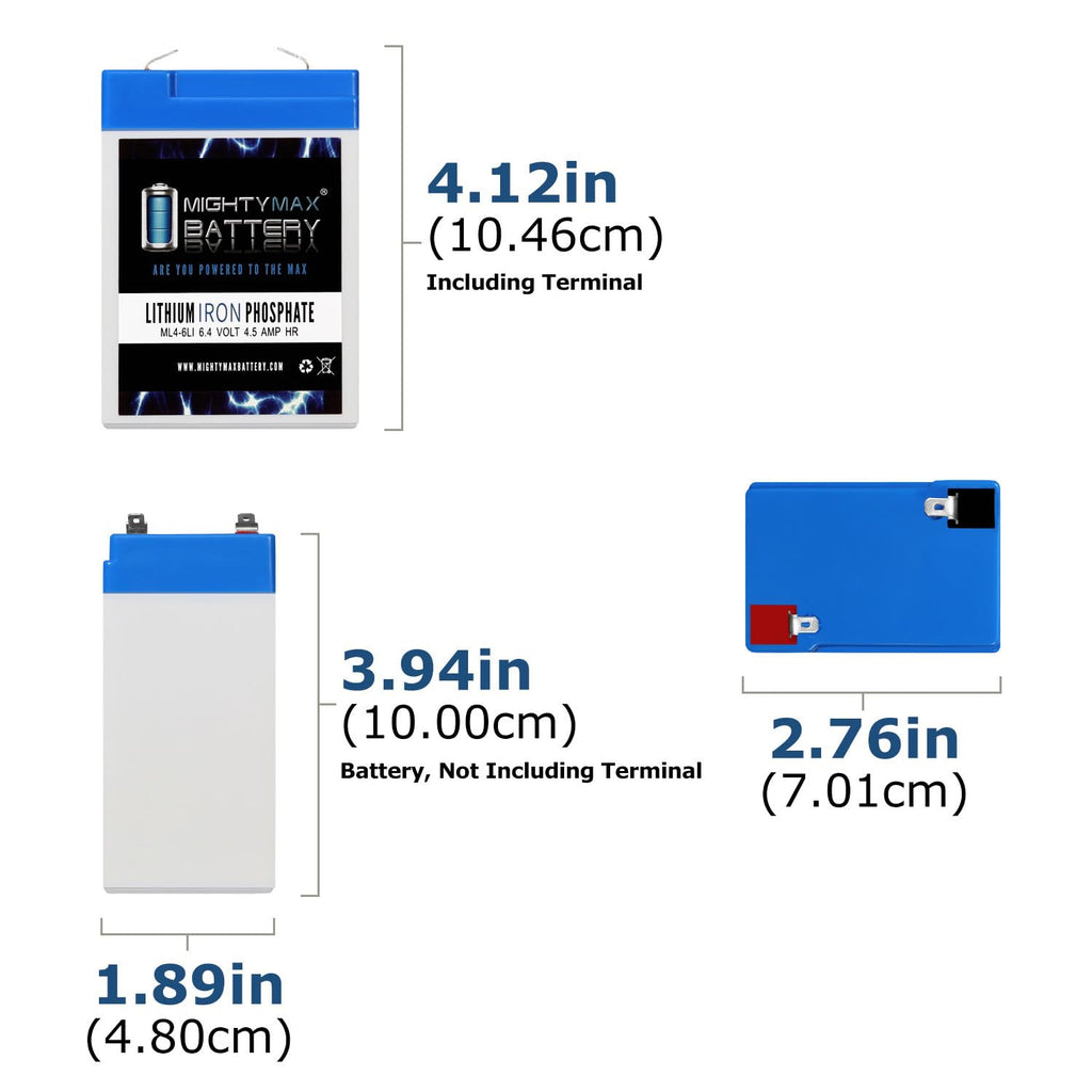 6V 4.5AH Lithium Replacement Battery G673