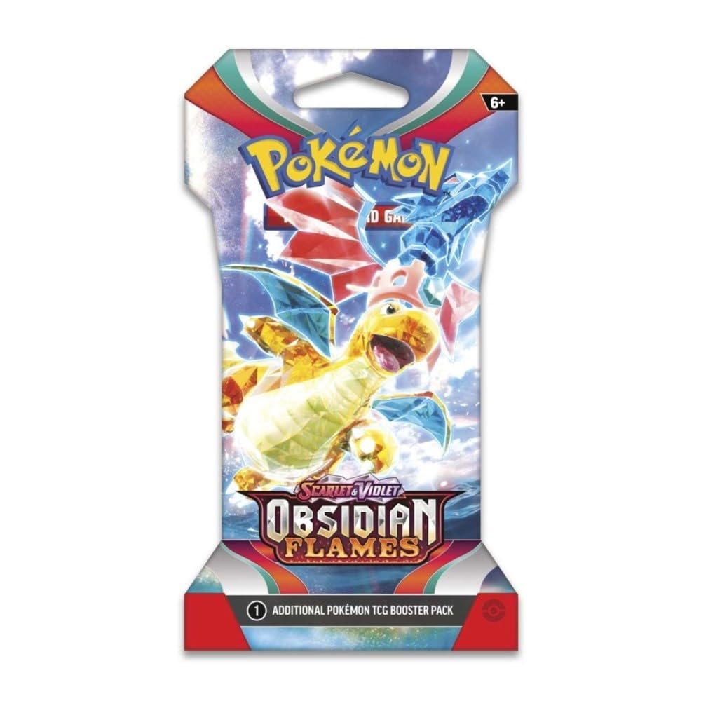Pokemon Scarlet & Violet Obsidian Flames Booster 8 Packs N725