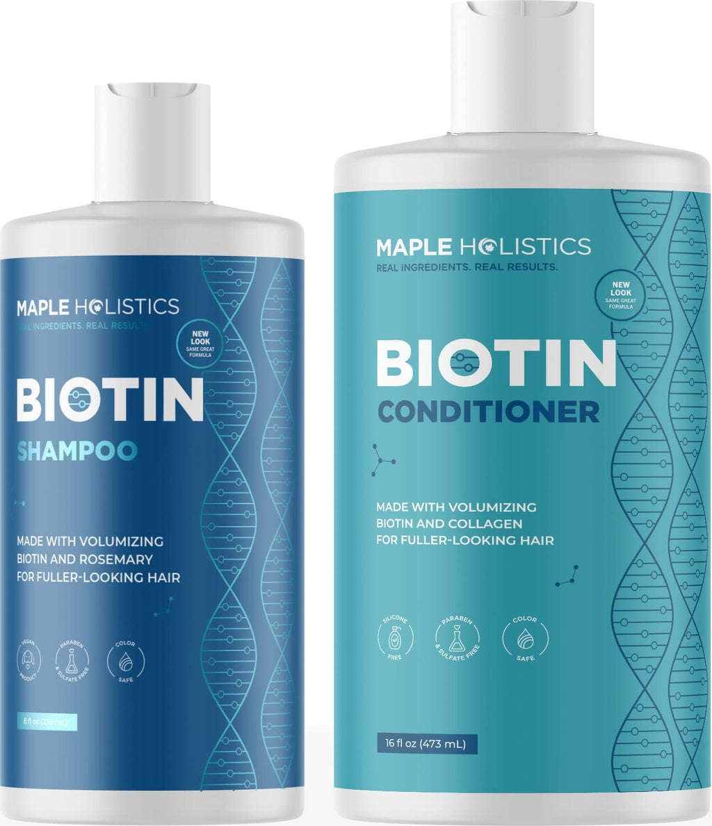 Biotin Shampoo and Conditioner Set Sulfate Paraben Silicone Free J139162