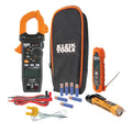 Digital Clamp Meter, Non-Contact Voltage Tester, and Infrared/Probe Thermometer I559348