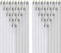 25W 2300 Lumen 3500K Neutral White T8 Fluorescent Tube Light Bulb Pack of 30 H79437