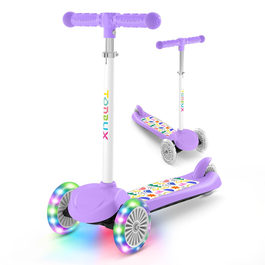 Kids 3-Wheel Scooter with Light-Up Wheels B42600