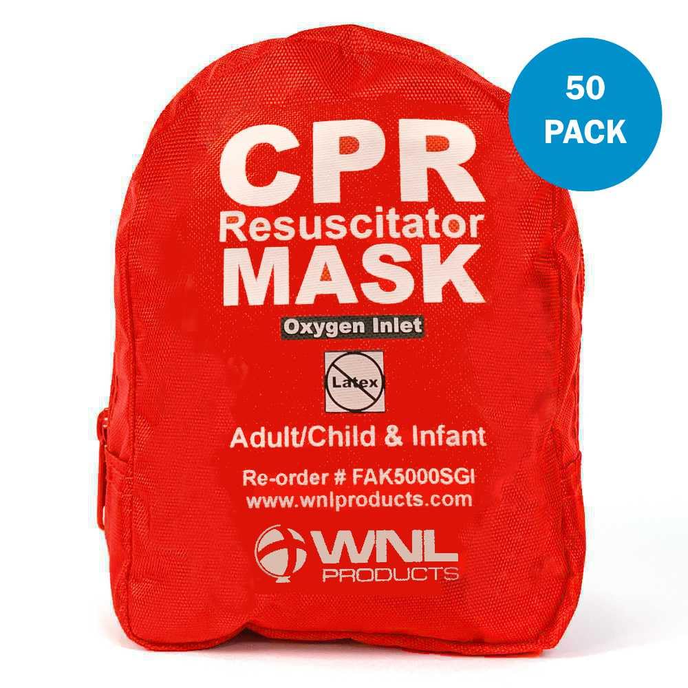 CPR Compression Rate Wrist Monitor & Soft CPR Mask C446835