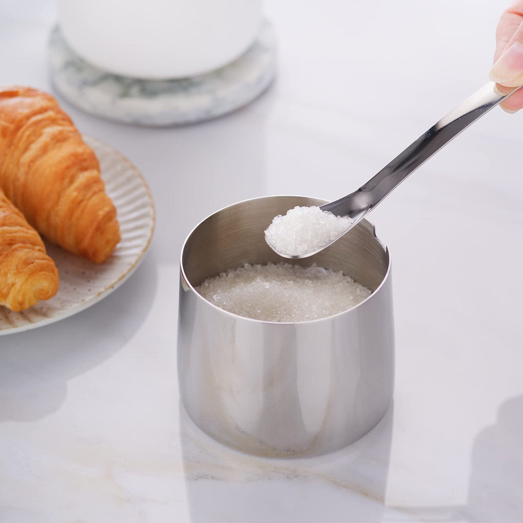 12 oz Stainless Steel French Press and Creamer Sugar Bowl Set P980894