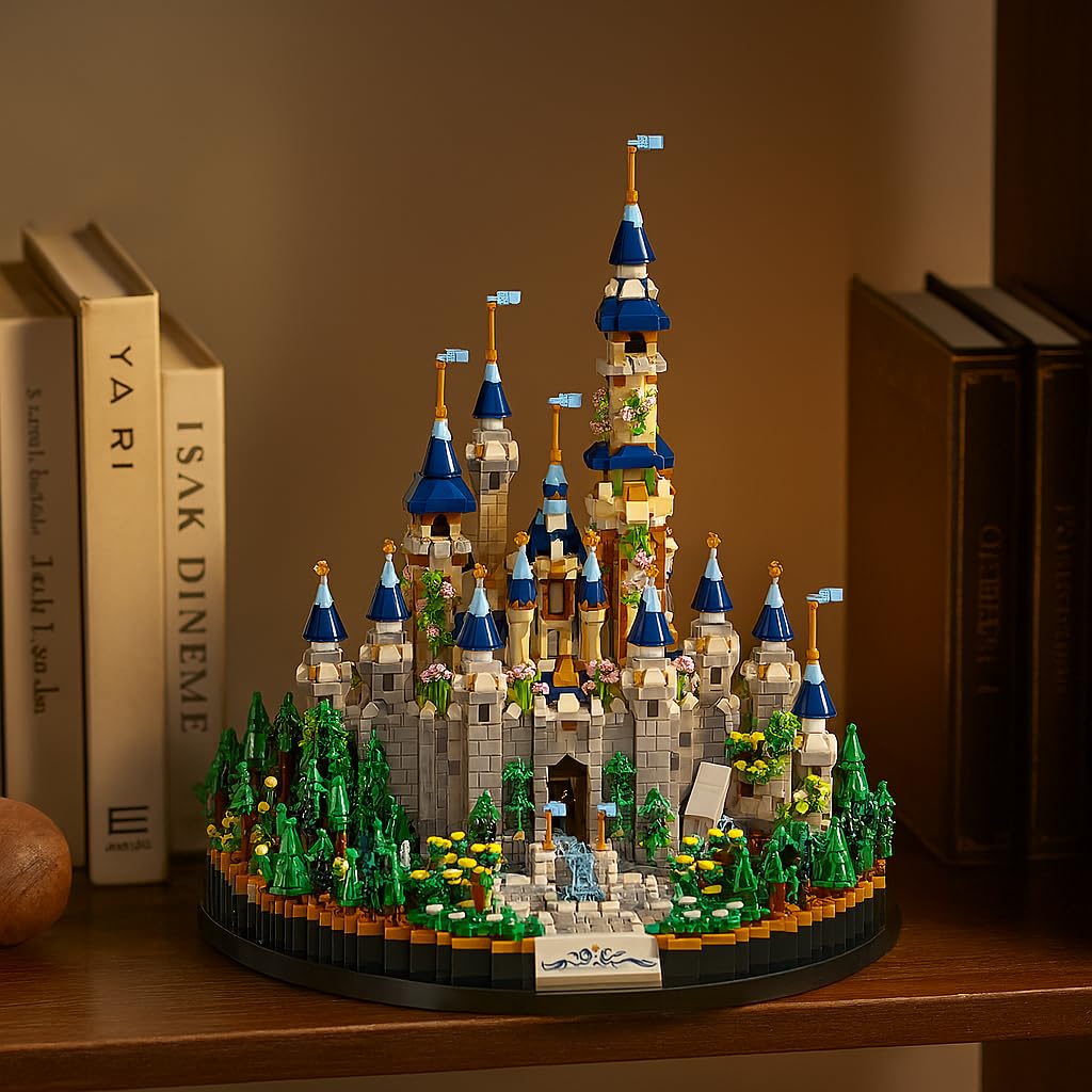 Mini Building Blocks Set, 3600 Pieces, Blue Micro Building Blocks Set E43792
