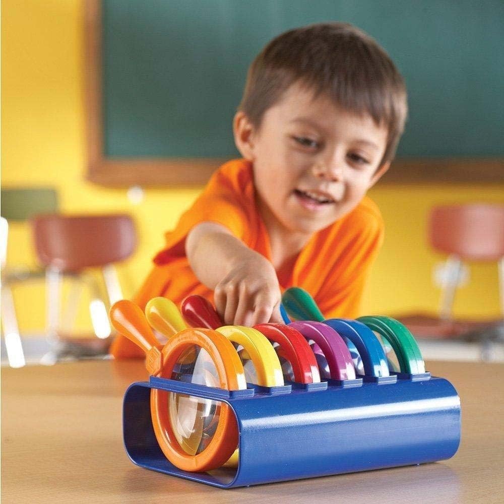 Jumbo Magnifiers with Stand 6 Pieces U134009