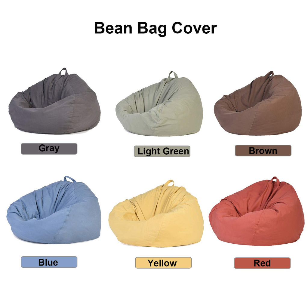 Yellow Large Bean Bag Chair Cover H30313