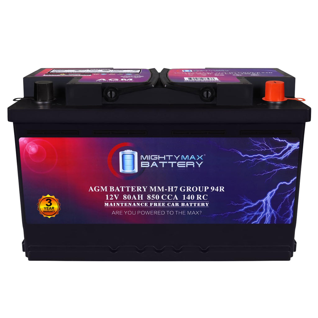 12V 80AH 850 CCA Replacement Battery V748102