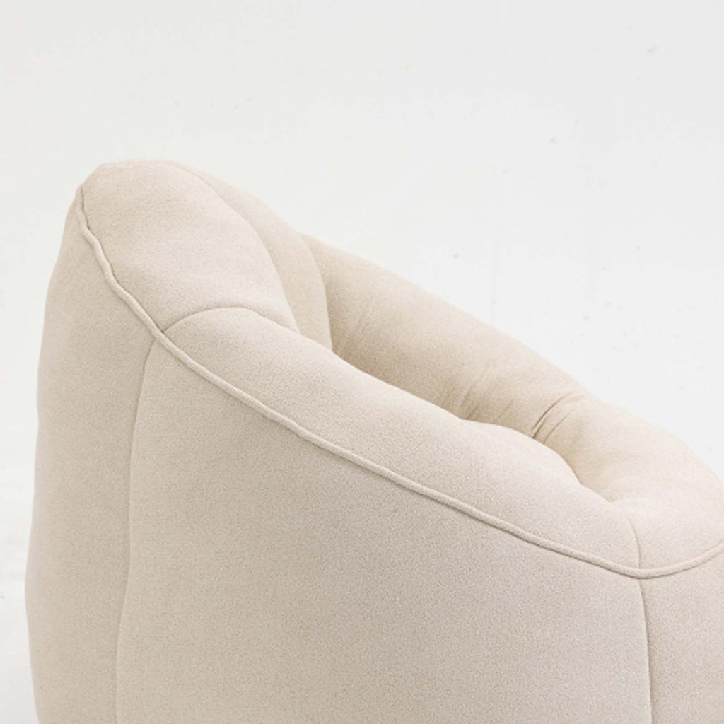 Microfiber Memory Foam Bean Bag Chair with Ottoman B45909