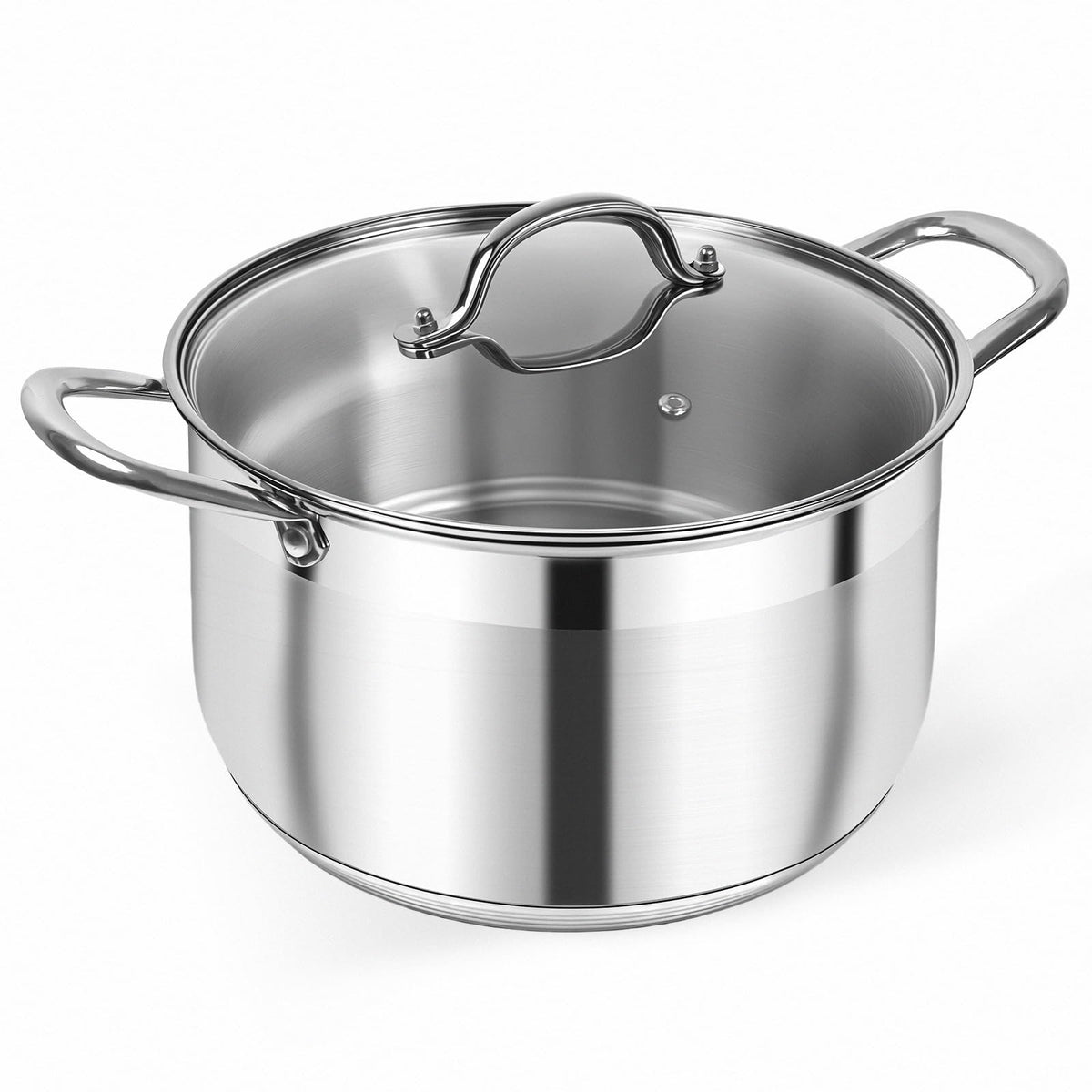 8 Quart Stainless Steel Induction Stock Pot G3389