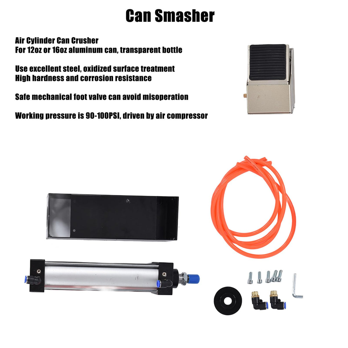 Pneumatic Can Crusher for 12 & 16oz Cans W5488