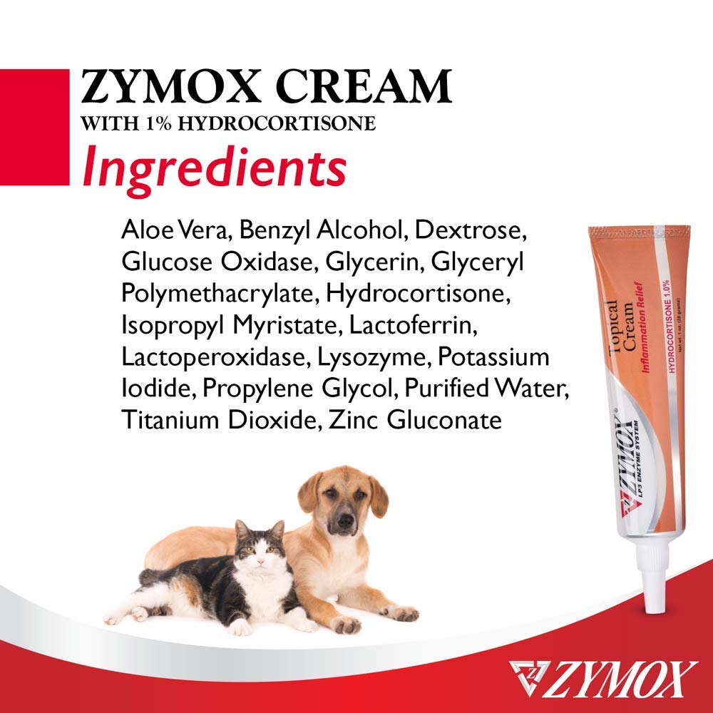 Veterinarian Strength Topical Cream with 1% Hydrocortisone 1oz O834