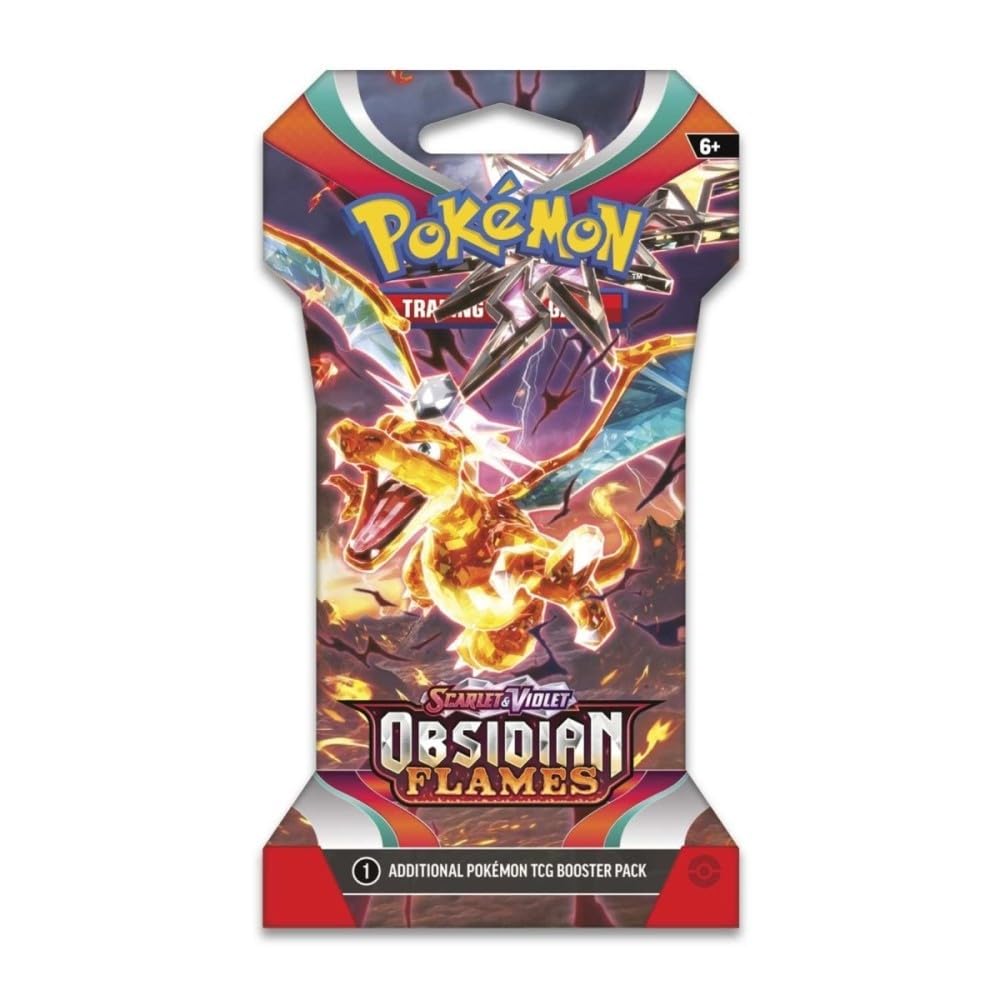 Pokemon Scarlet & Violet Obsidian Flames Booster 8 Packs N725