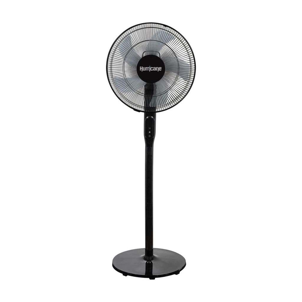 Black 16in Oscillating Pedestal Fan with Remote K3023