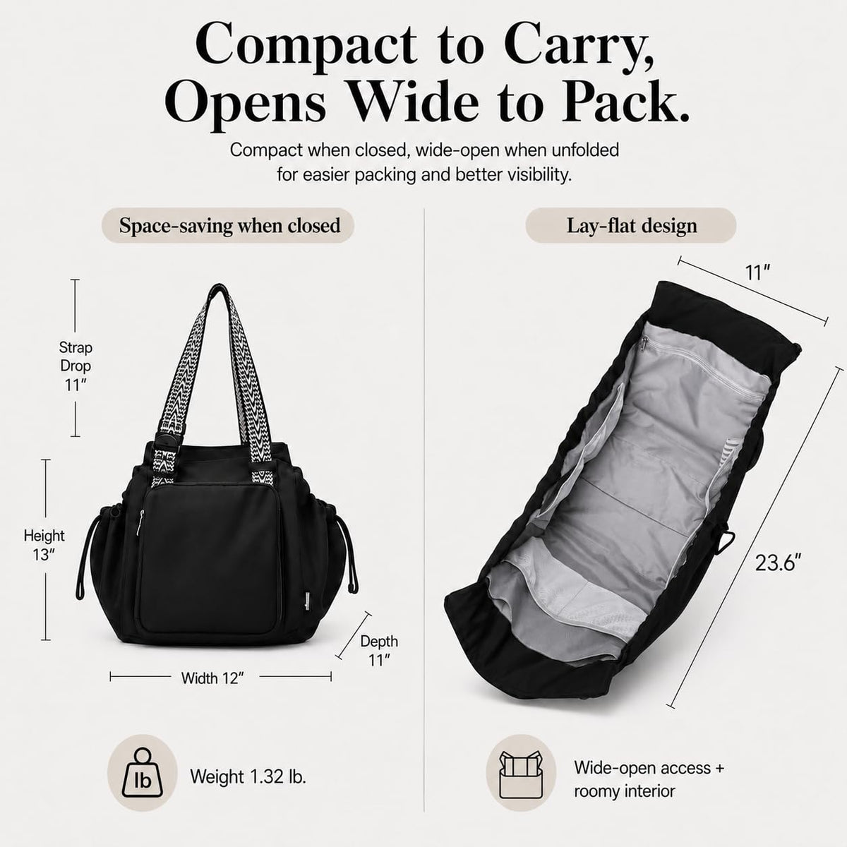 Tote Bag with 16 Pockets P735226
