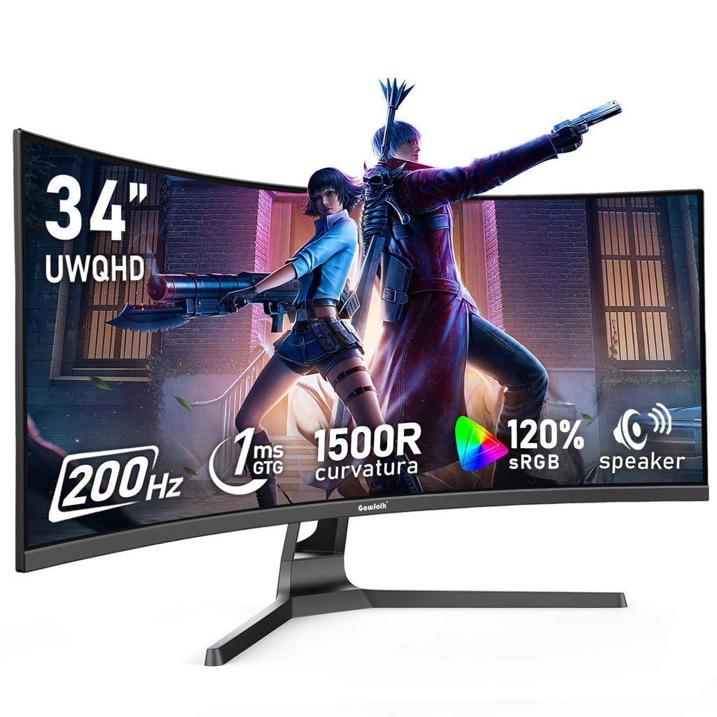 34 Inch Ultrawide Curved 200Hz Gaming Monitor D353427