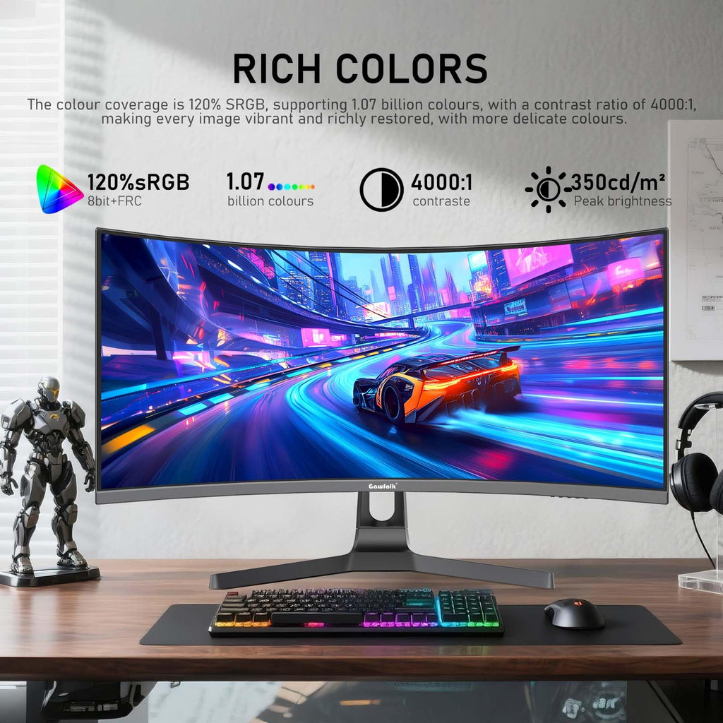 34 Inch Ultrawide Curved 200Hz Gaming Monitor D353427