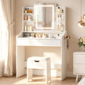 Vanity Desk with Lighted Mirror X237936