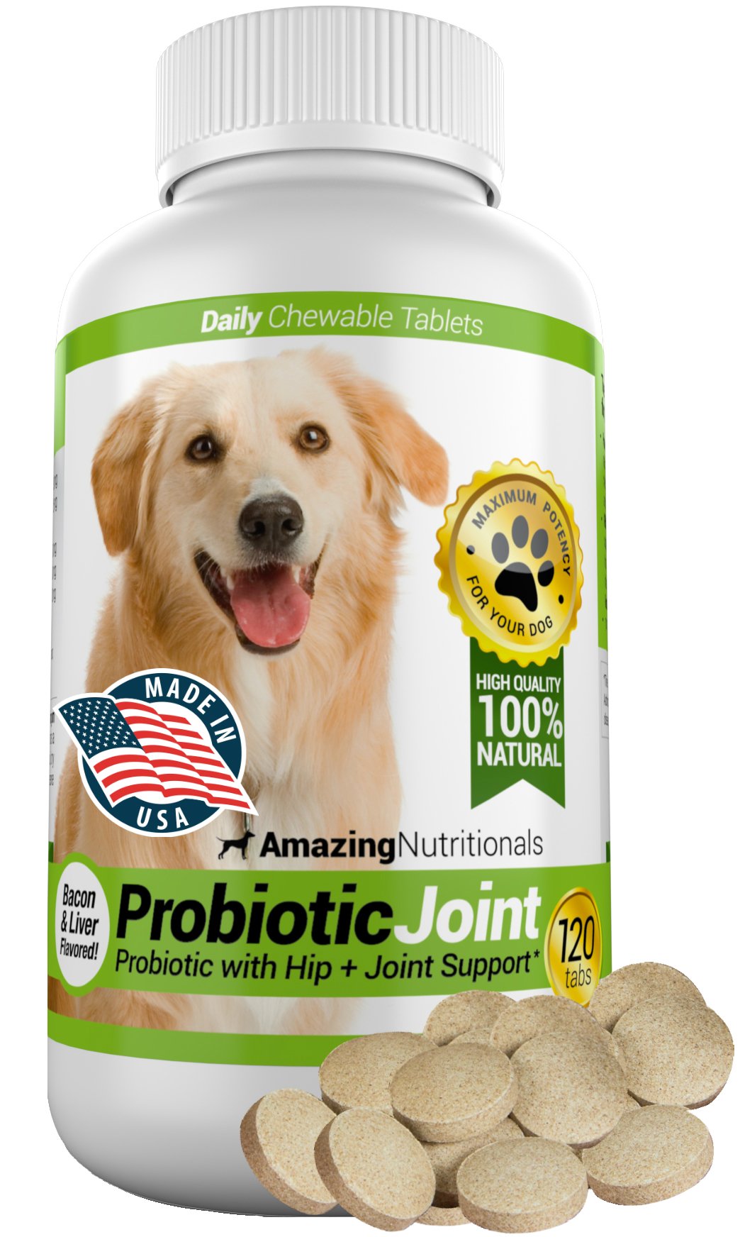 Turmeric Probiotics for Dogs Digestive Health Bundle A64239