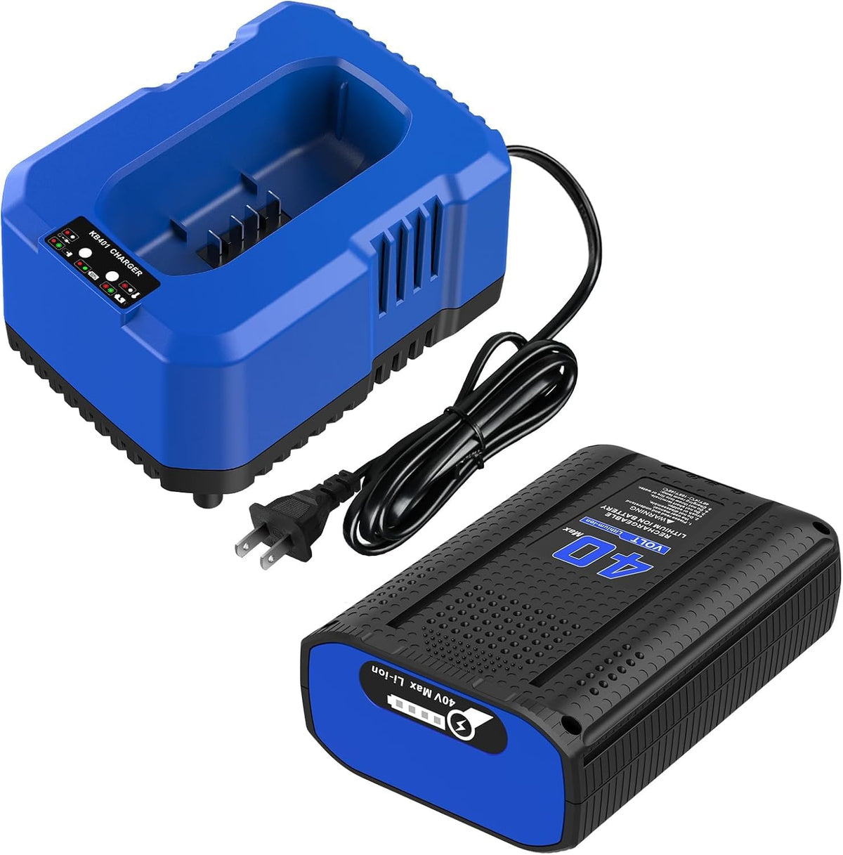 40V Battery with Charger Kit for Cordless Power Tools I69480