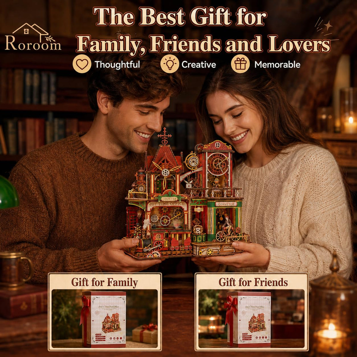 3D Wooden Puzzle 742pcs Wood Building Kit V158433