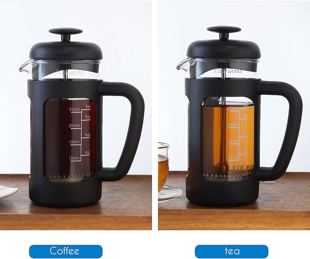 12 oz Stainless Steel French Press and Creamer Sugar Bowl Set P980894