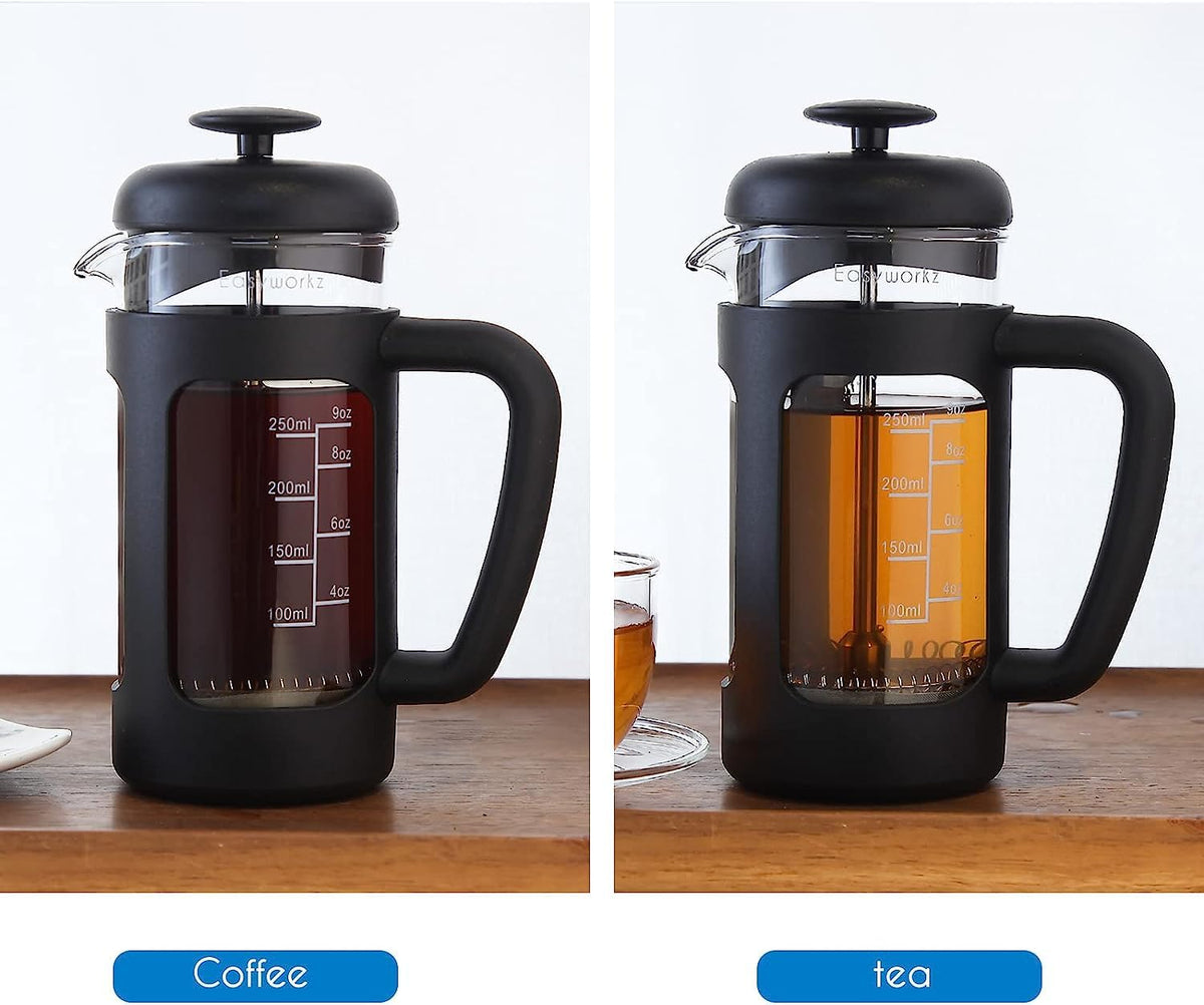 12 oz Stainless Steel French Press and Creamer Sugar Bowl Set P980894