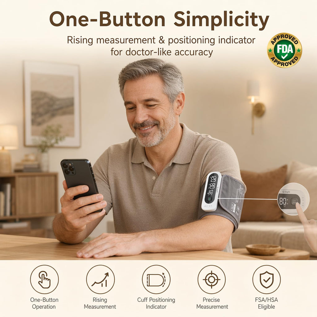 Wireless Upper Arm Blood Pressure Monitor with Cuff B336