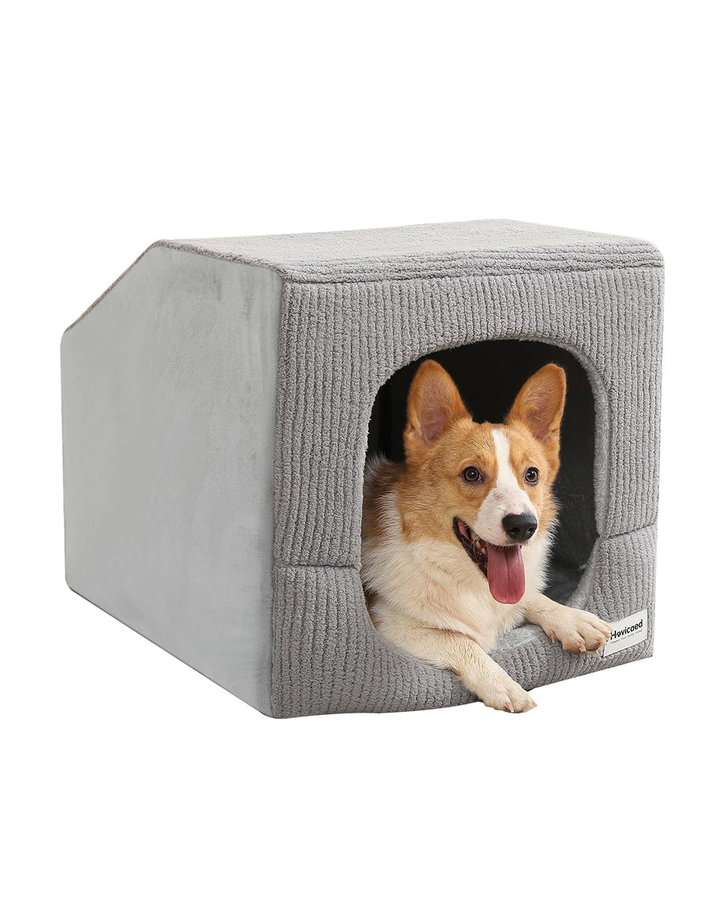 Small Dog House with Dog Cave Bed H7173