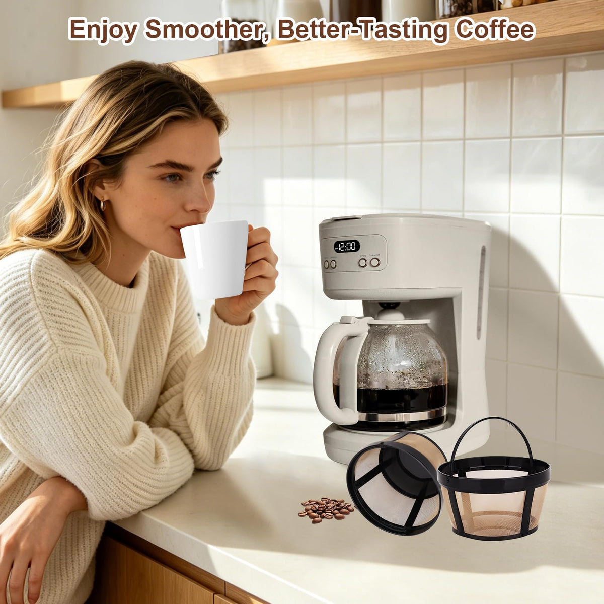 Reusable Coffee Maker Filter F4386