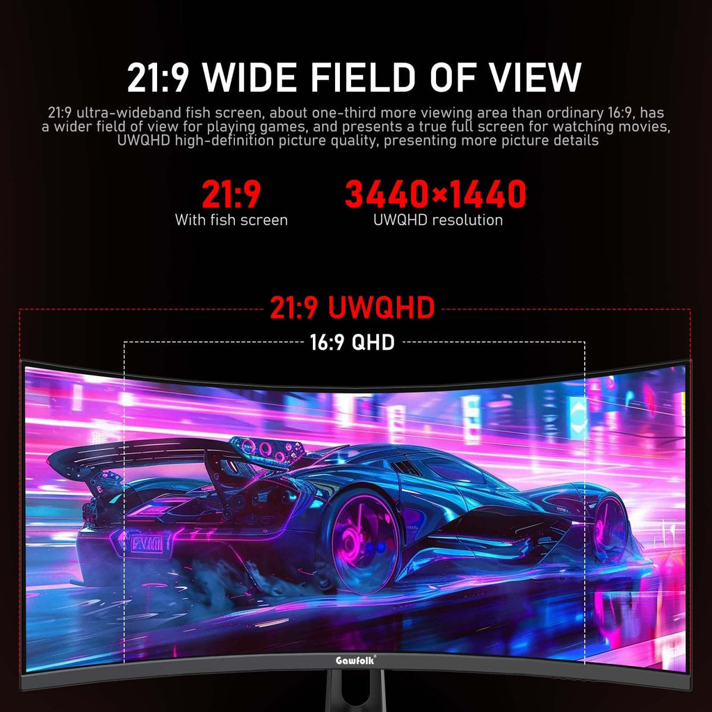 34 Inch Ultrawide Curved 200Hz Gaming Monitor D353427