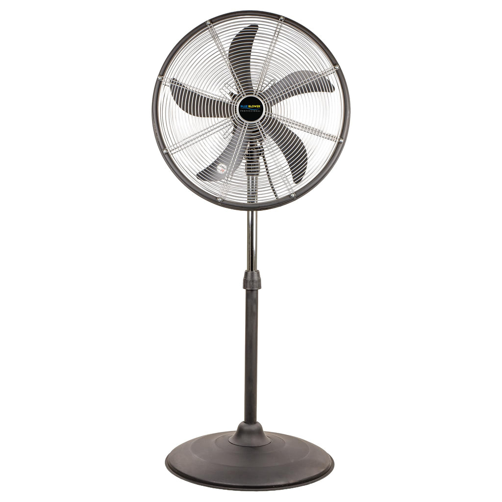 Blue High Velocity Oscillating Pedestal Fan V784