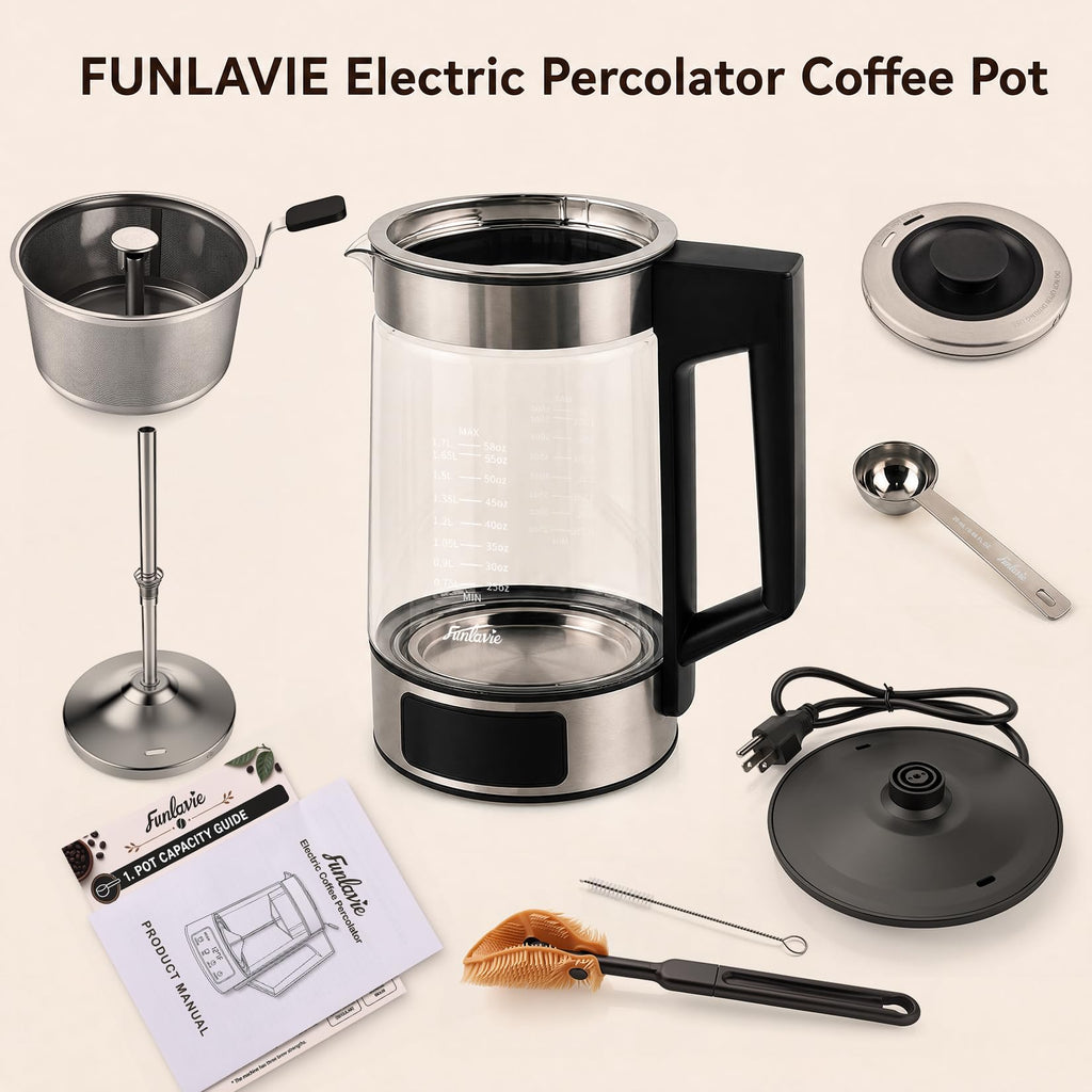 Electric Percolator Coffee Pot Z5008