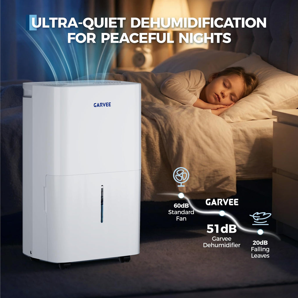 50 Pints Dehumidifier with Auto Defrost, 24H Timer, Auto Shut off L521784