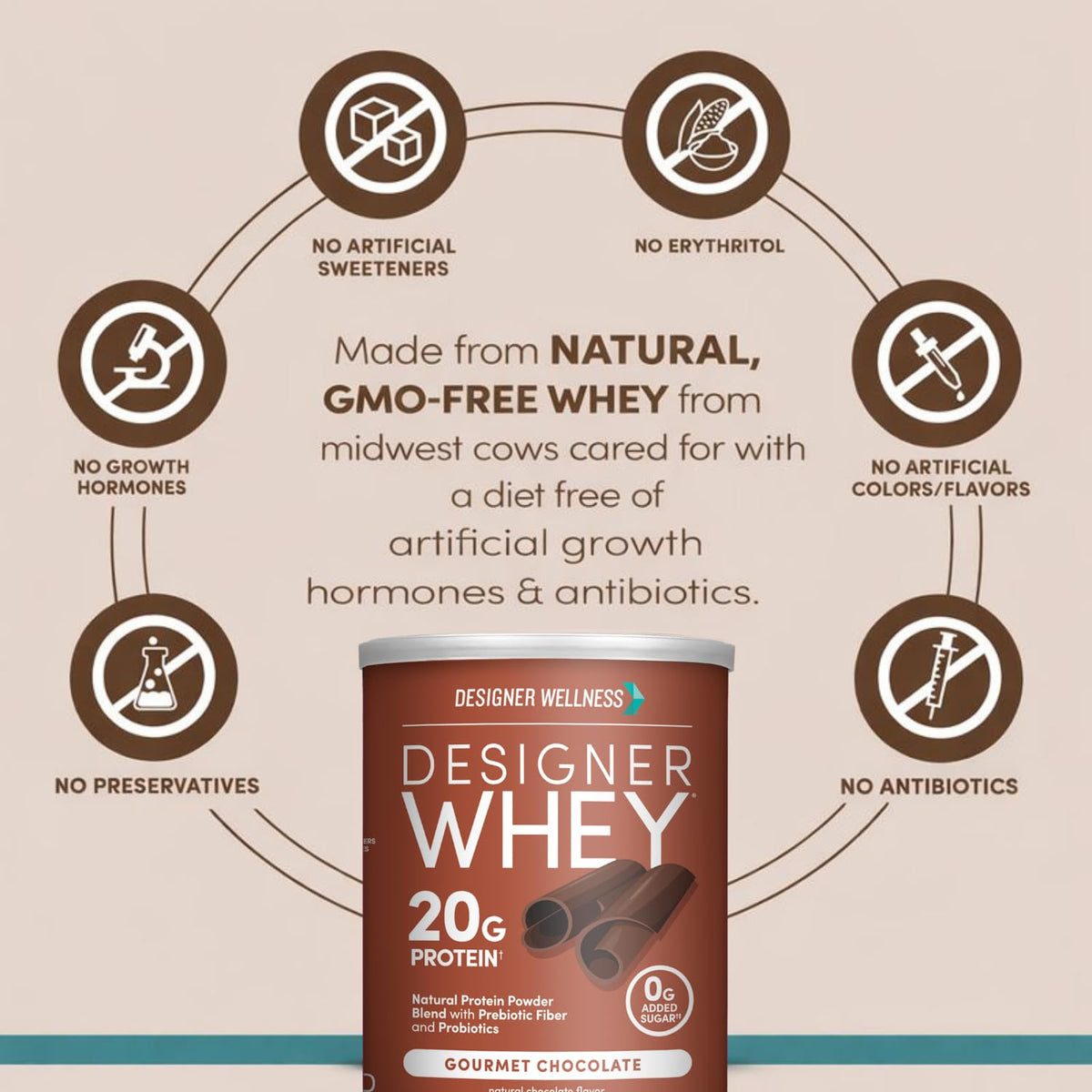 Chocolate Whey Protein Powder 12 oz T502787